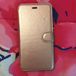 Rose Gold Snap iPhone Case For 6+7+8+w Card Holder